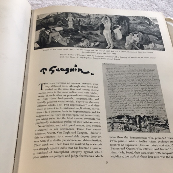 Gauguin Abrams Art coffee table book. 10”x13”. 63 reproductions in full color - Picture 15 of 16